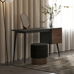 Туалетный столик sevilla, mod interiors (mod interiors) серый 45x75 см.