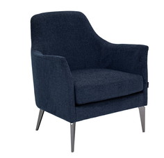 Кресло diana telas, mod interiors (mod interiors) синий 78x83 см.