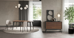 Обеденный стол sevilla, mod interiors (mod interiors) коричневый 90x75 см.