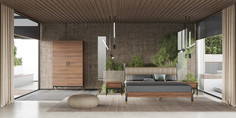 Прикроватная тумбочка benissa, mod interiors (mod interiors) коричневый 39x48 см.