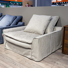 Кресло sari lc telas, mod interiors (mod interiors) серый 114x95 см.