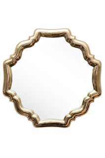 94pr-21886 зеркало настенное в металл. раме цвет золото 60*60*3,5см (garda decor) золотой