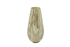 71pn-51820 ваза стеклянная золотисто-бежевая d14*31см (garda decor) золотой
