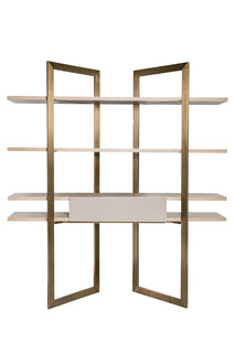 58db-21171stel стеллаж crossing 180*30*200см (garda decor) золотой