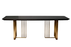 58db-18369-220stol/ob стол обеденный irelia 220*98*75см (garda decor) черный