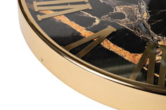79mal-5838-51bl часы настенные цвет чёрный/золото d51см (garda decor) золотой