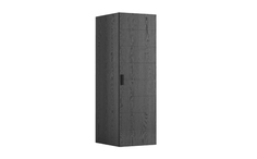 140sa-52bl шкаф однодверный с полками цвет черный, дверцы глухие (garda decor) черный