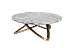 57el-stol/zh-790a стол журнальный натур. серый мрамор d95*36см (garda decor) серый