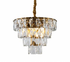 Люстра с кристаллами (garda decor) бронзовый 55x40x55 см.