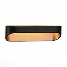 Светильник настенный mensola (st luce) черный 25x6x8 см.