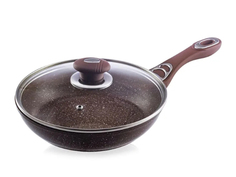 Сковорода Bekker 22cm Dark Chocolate с крышкой BK-7838