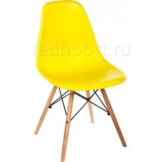 Стул деревянный Woodville Eames PC-015 желтый