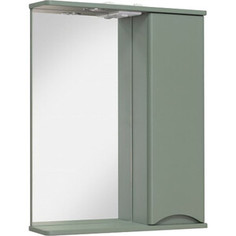 Зеркальный шкаф Runo Афина 60х75 правый, цемент (00-00001207) РУНО