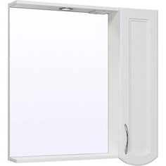 Зеркальный шкаф Runo Неаполь 75х75 правый, белый (00-00001031) РУНО