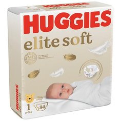 Подгузники Huggies Elite Soft Мега (1) 3-5 кг, (84/1)