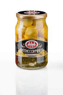 Патиссончики Скатерть-Самобранка маринованные, отборные, 720 мл