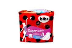 Прокладки для критических дней "BiBi" Super Soft, 8 шт./уп.