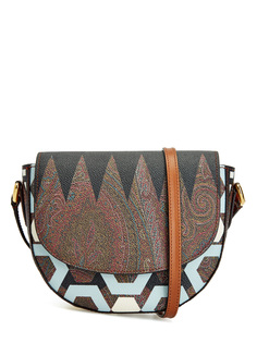 Сумка-crossbody из жаккардовой ткани с геометрическим узором Etro