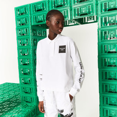 Женское поло Lacoste L!VE x Minecraft Oversized