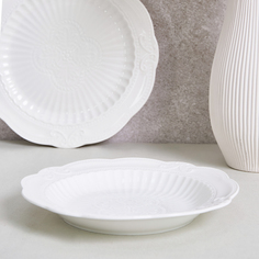 Тарелка глубокая Emboss White Cozy Home