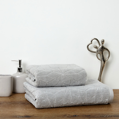 Полотенце махровое Grafico, серое Cozy Home