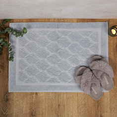Полотенце махровое Ondoso для ног, серое Cozy Home