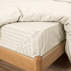 Простыня Ecru страйп-сатин 921950 Cozy Home