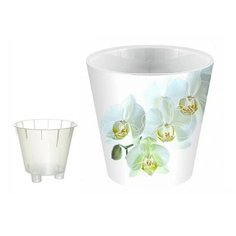 Цветочный горшок InGreen London deco c дренажной вставкой IG619610519 1,6 л 1 шт.