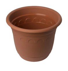 Цветочный горшок Home Collection Колывань 3,7 л терракотовый 1 шт.