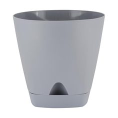 Цветочный горшок InGreen Amsterdam с прикорневым поливом 15583 4 л белый 1 шт.