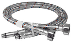 Подводка для смесителя 80см (пара) 1/2"хМ10 (нержавеющая сталь) TP