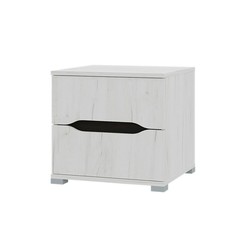 Тумба прикроватная Вега, 450х428х430, Крафт белый/Венге No Brand