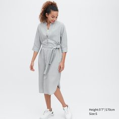 Платье женское UNIQLO 457665COL52 зеленое XL (доставка из-за рубежа)