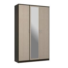 Шкаф 3-х ств Орион с зеркалом 1413*2300*450, Венге/Белфорт No Brand