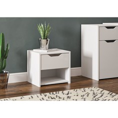 Тумба прикроватная Мико 440х420х410 Белый/Бриллиант No Brand