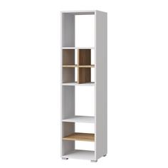 Стеллаж Лайт Бокс 4, 362х336х1420, Белый/Дуб золотой No Brand