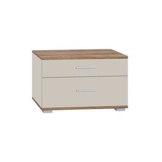 Тумба прикроватная Афина, 602х426х390, Дуб крафт золотой/Кашемир No Brand