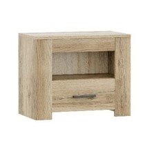 Тумба прикроватная Квадро 37, 600х340х490, Дуб делано No Brand