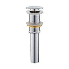 Сифон для стеклянной раковины. Хром ⌀41 Rose RS11