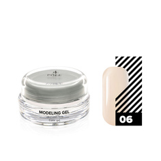 Моделирующий гель Pole Modeling Gel №06 камуфлирующий бежевый 15 мл