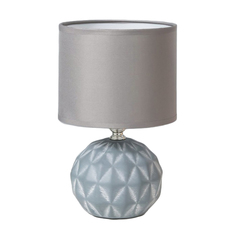 Настольная лампа "Бриана" Е14 40Вт серый 15х15х25 см Risalux