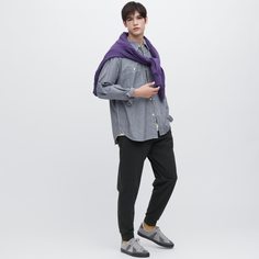 Брюки мужские UNIQLO 457907COL09 черные 2XL (доставка из-за рубежа)