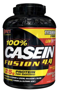 Протеин SAN 100% Casein Fusion, 2000 г, vanilla pudding