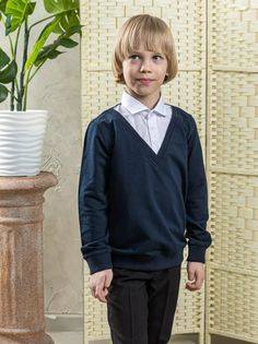 Джемпер детский M-bimbo 5140, темно-синий, 146