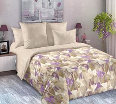 Постельное белье Соланж 1, перкаль 125 г/м2, 1.5-спальное, наволочки 70х70 Текс Дизайн