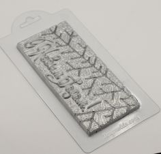 С Новым годом! Плитка шоколада форма из пластика для мыла, шоколада AnyMolds.