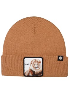 Шапка бини унисекс GOORIN BROTHERS Animal Farm HEAR ME ROAR, коричневый