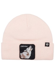 Шапка бини унисекс GOORIN BROTHERS Animal Farm WOLF MAN, розовый