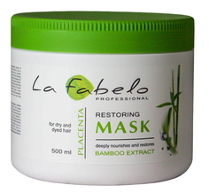 Маска La Fabelo Professional для сухих и окрашенных волос с экстрактом бамбука и пшеницы
