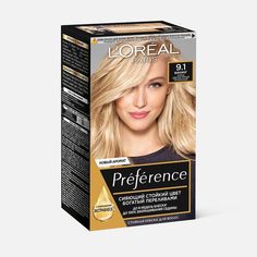 Краска для волос LOreal Paris Preference оттенок 9.1 viking very light blond ash